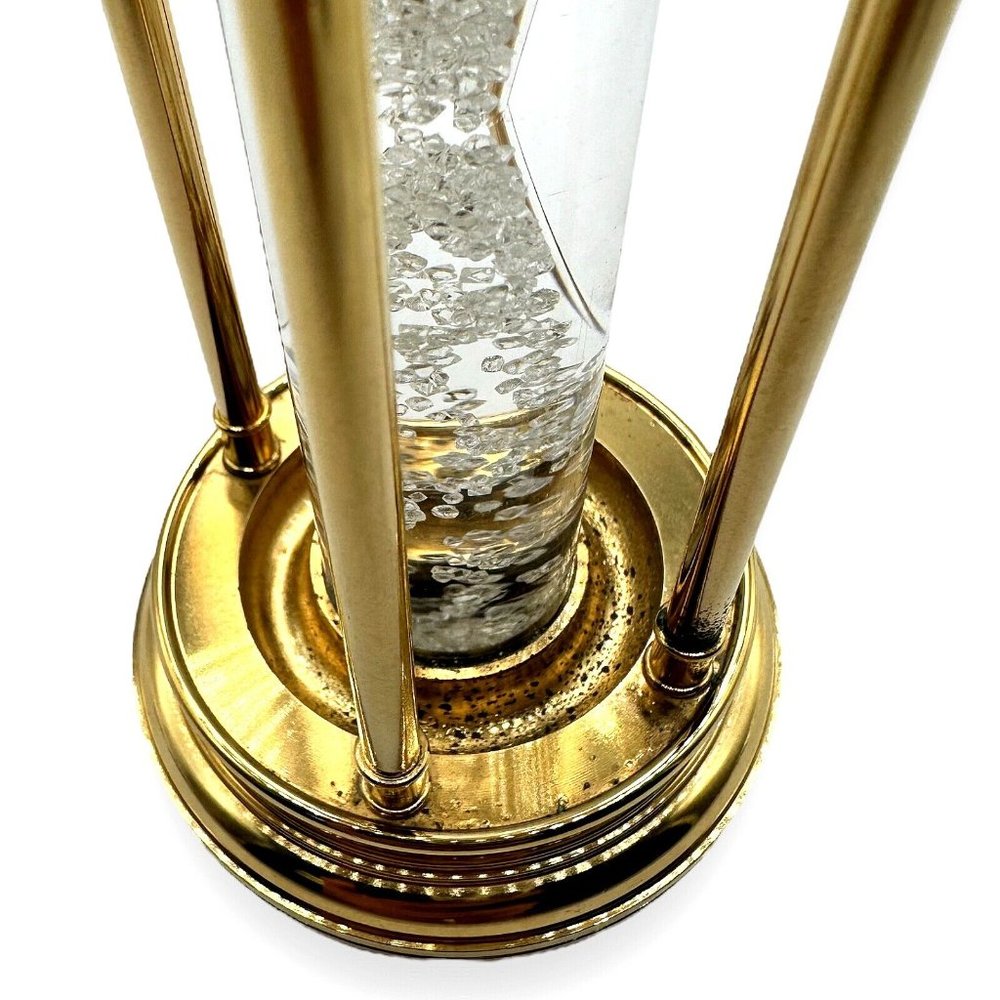 Authentic! De Beers Limited Edition Millennium 2000 Diamond Brass Hourglass - Picture 5 of 11